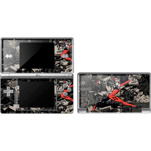 DC Comics Harley Quinn Vintage Action pose pattern Nintendo Skins